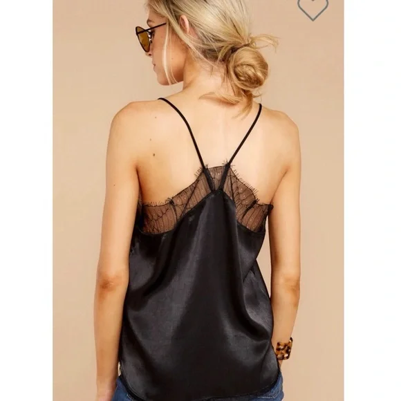 Black Lace Tank Top size S - Picture 5 of 13